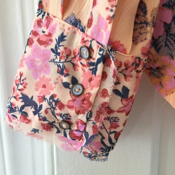 Free People Hold On To Me Long-Sleeve Blouse Boho Cottagecore - Picture 7 of 12